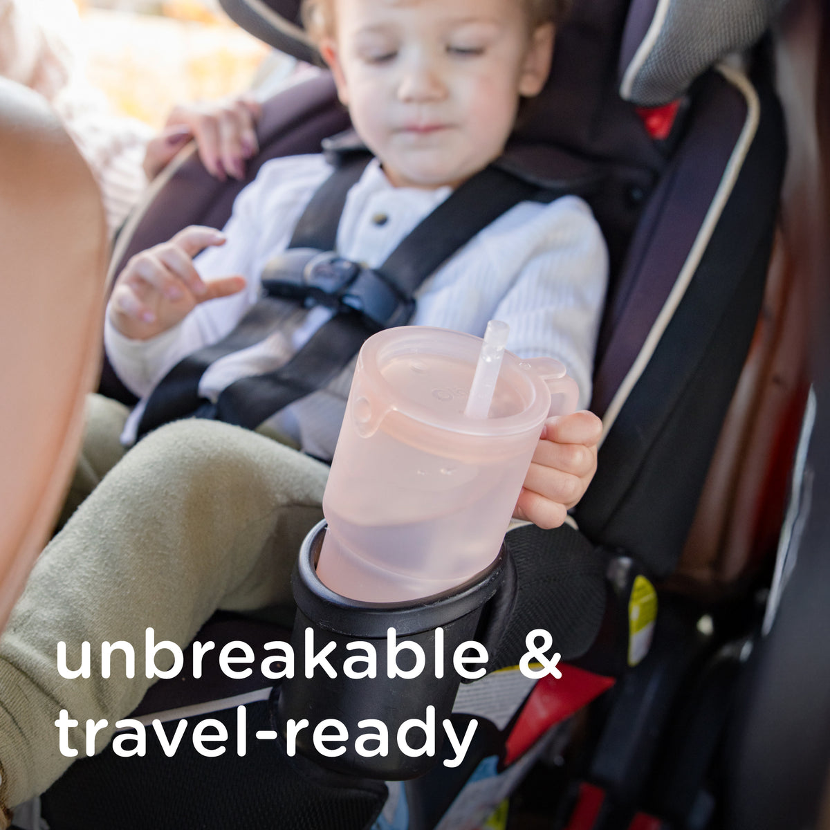 Silicone Tumbler with Lid + Straw 11oz - Olababy