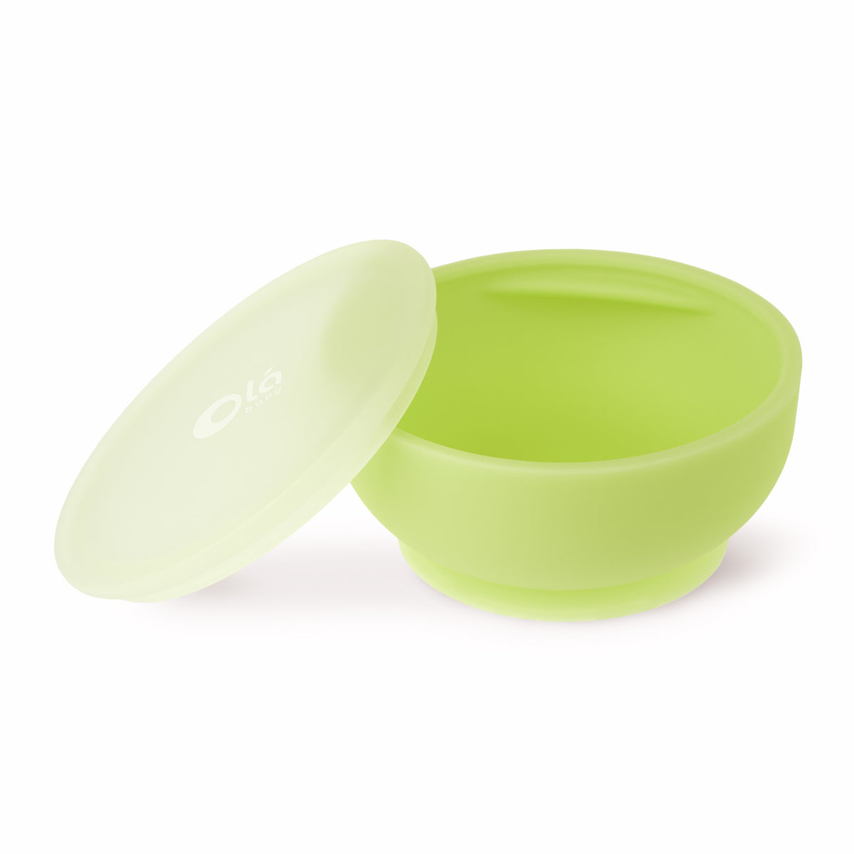 Silicone Suction Bowl with Lid - Olababy