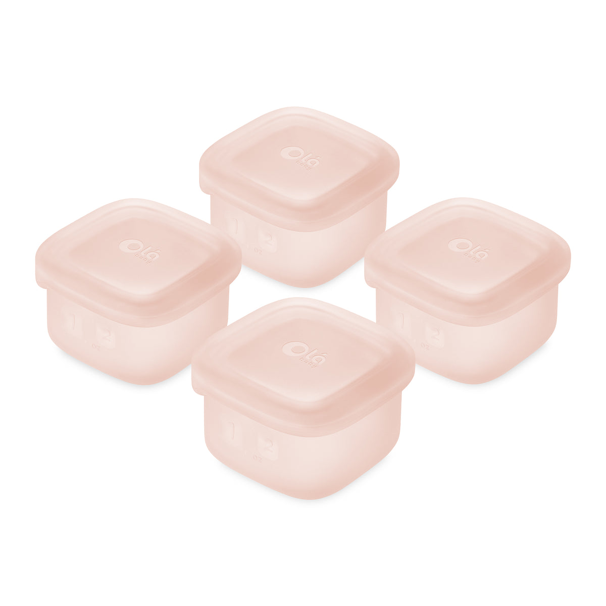 Baby Food Storage & Snack Silicone Container 4pk - Olababy