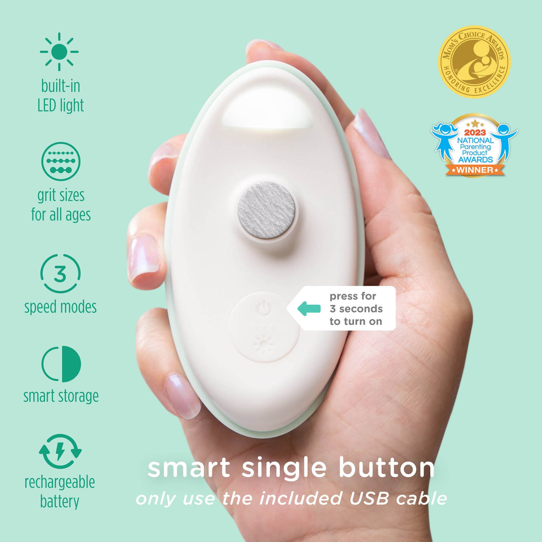 Baby Nail Filer Electric Bblüv Trimö Baby Nail Trimmer