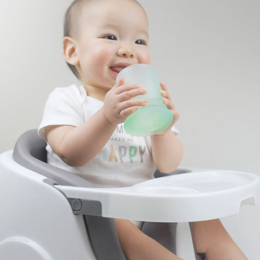 Olababy Silicone Training Cup with Straw Lid