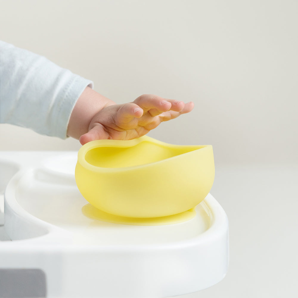 Olababy 100% Silicone Soft-Tip Training Spoon and Suction Bowl with Lid  Bundle Baby Products