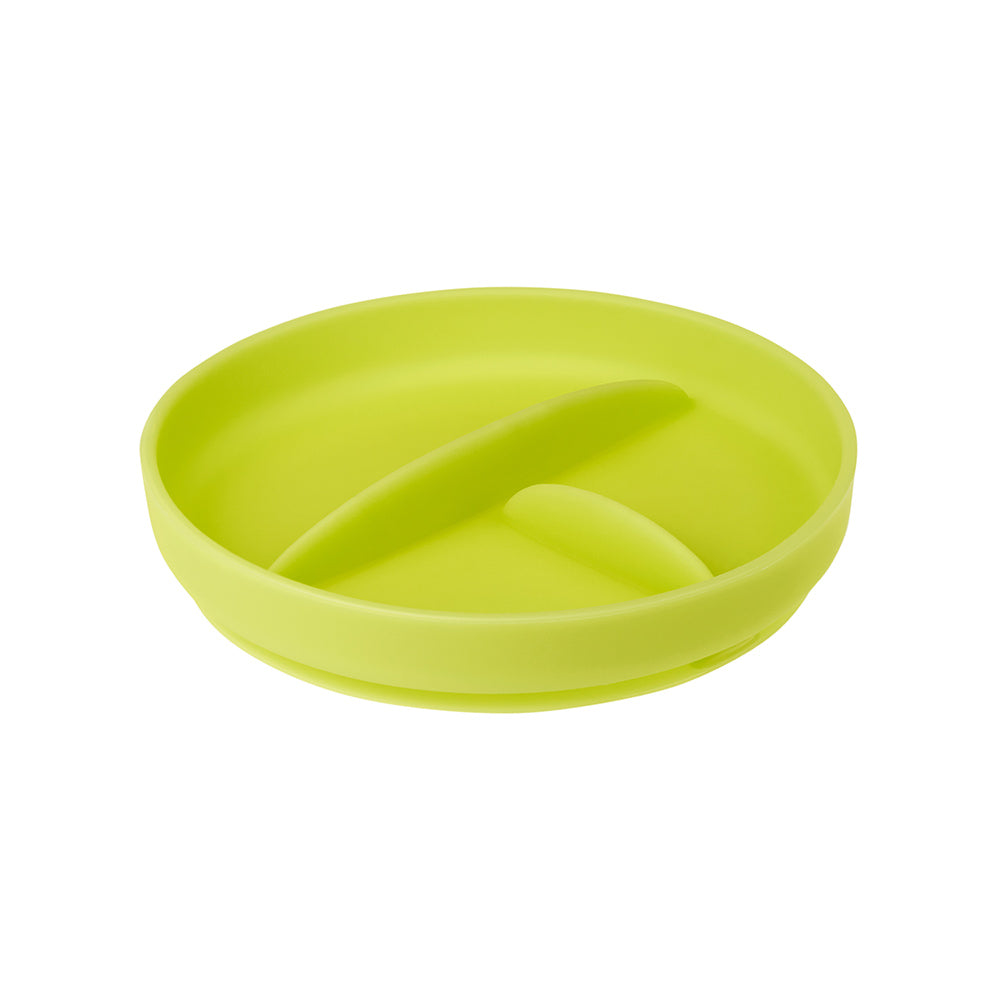 Silicone Divided Suction Plate - Kiwi