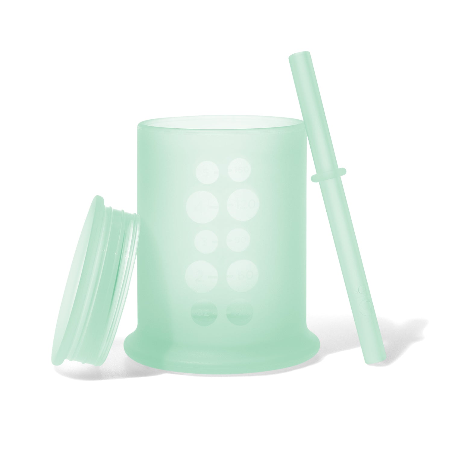 Olababy Silicone Training Cup with Straw Lid