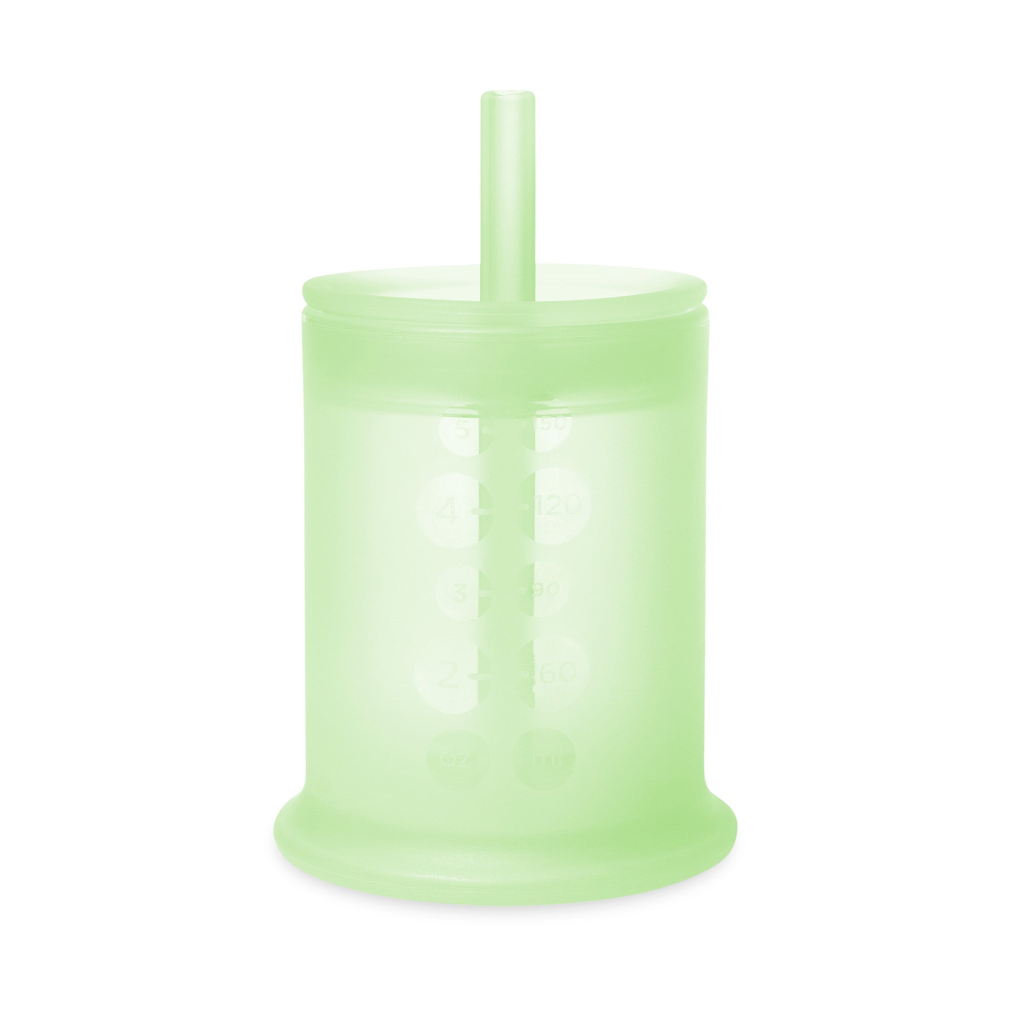Cute Silicone Straw Cup, Spill-proof Sippy Cups with Double