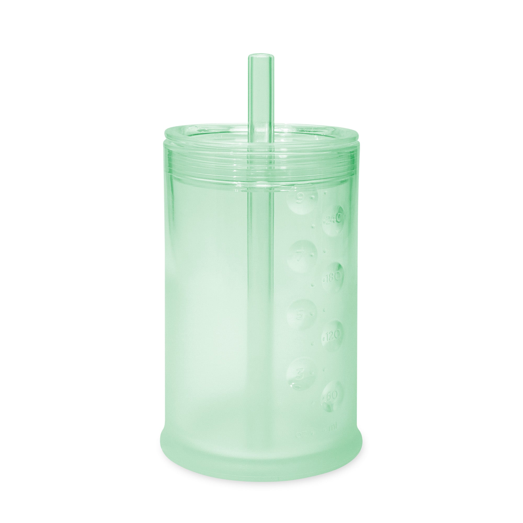 3-in-1 Bpa-free Silicone Training Cup With Straw Lid Handle For