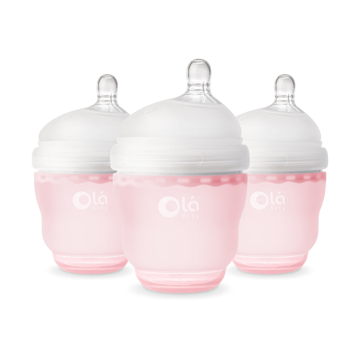 Olababy GentleBottle, Silicone Baby Bottle - 8oz, Mint 2-Pack