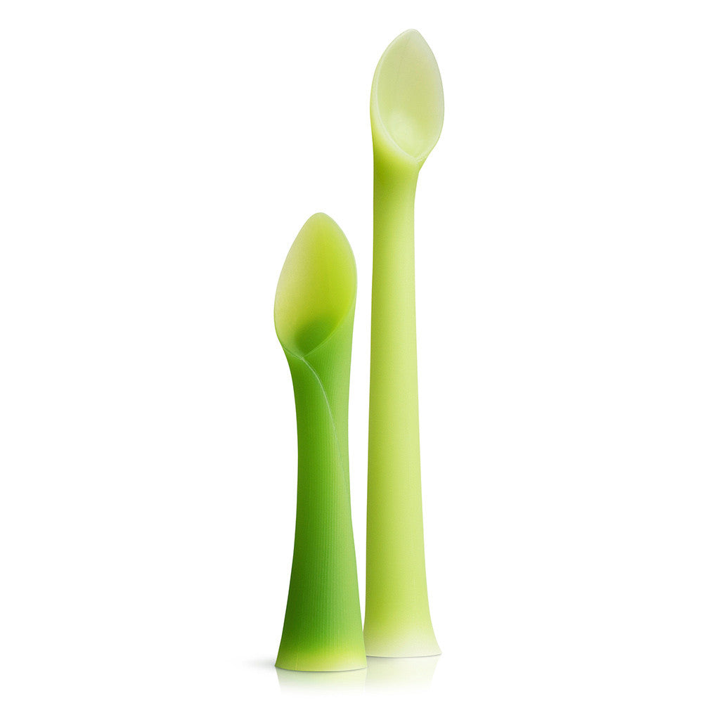 Mars Baby Silicone Baby Spoons Set for Self-Feeding - Bendable