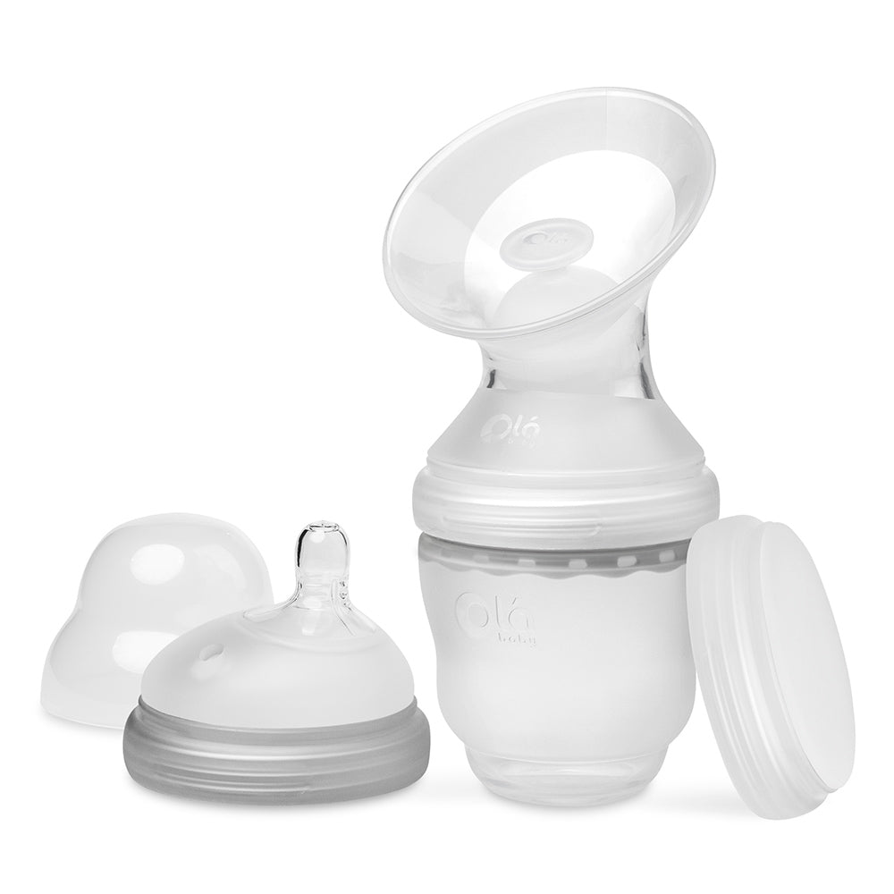 Manual Breast Pump + GentleBottle Set with Stopper + Storage Lid - Olababy