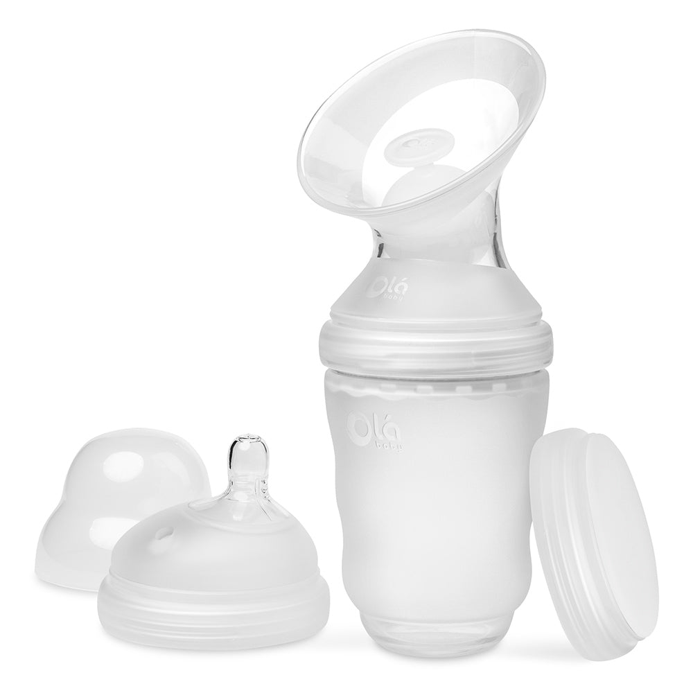 Manual Breast Pump + GentleBottle Set with Stopper + Storage Lid - Olababy