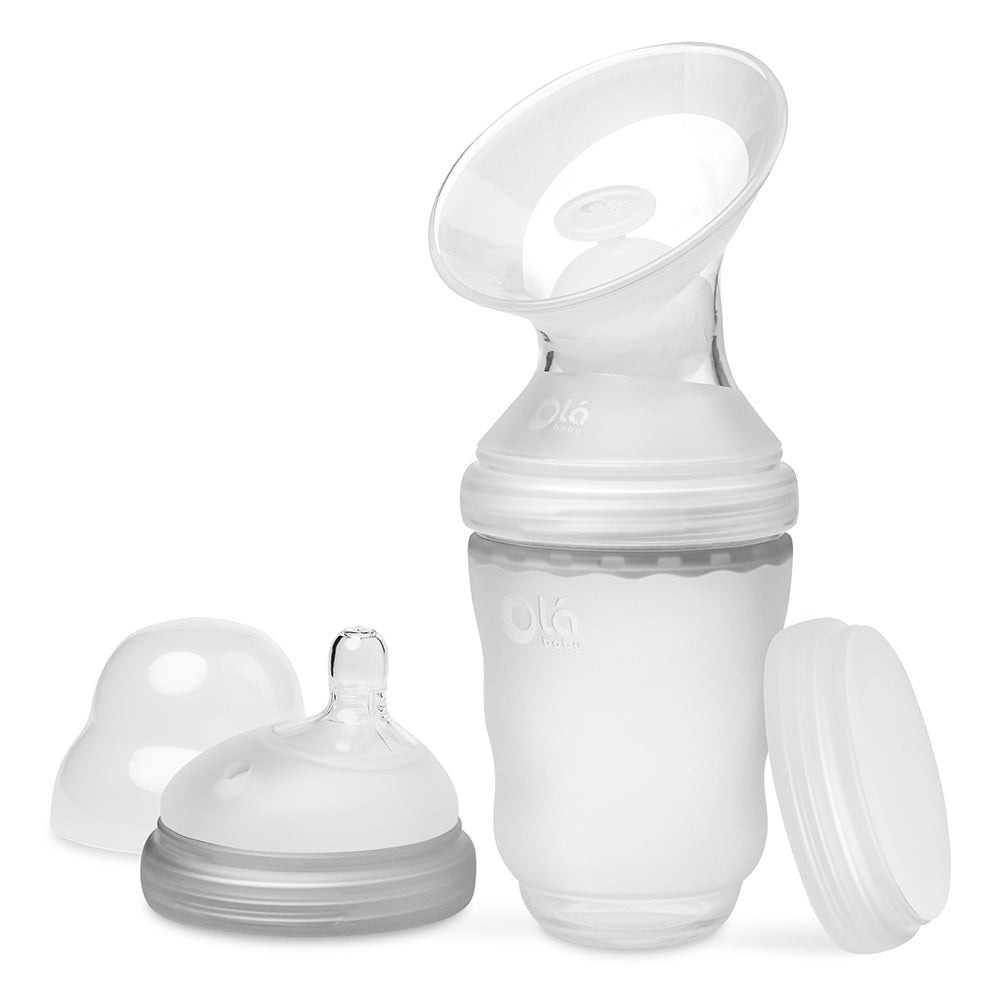 Manual Breast Pump + GentleBottle Set with Stopper + Storage Lid - Olababy
