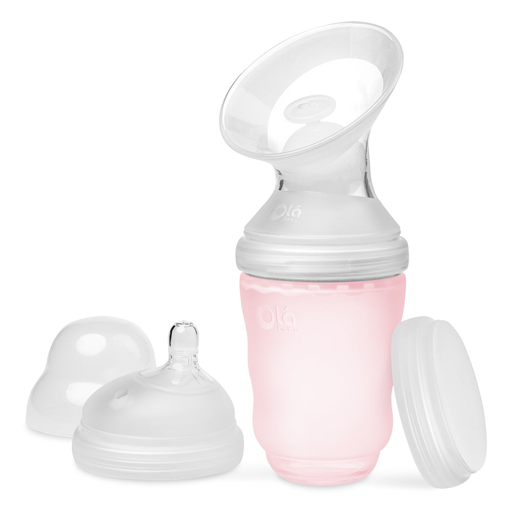 Manual Breast Pump + GentleBottle Set with Stopper + Storage Lid - Olababy