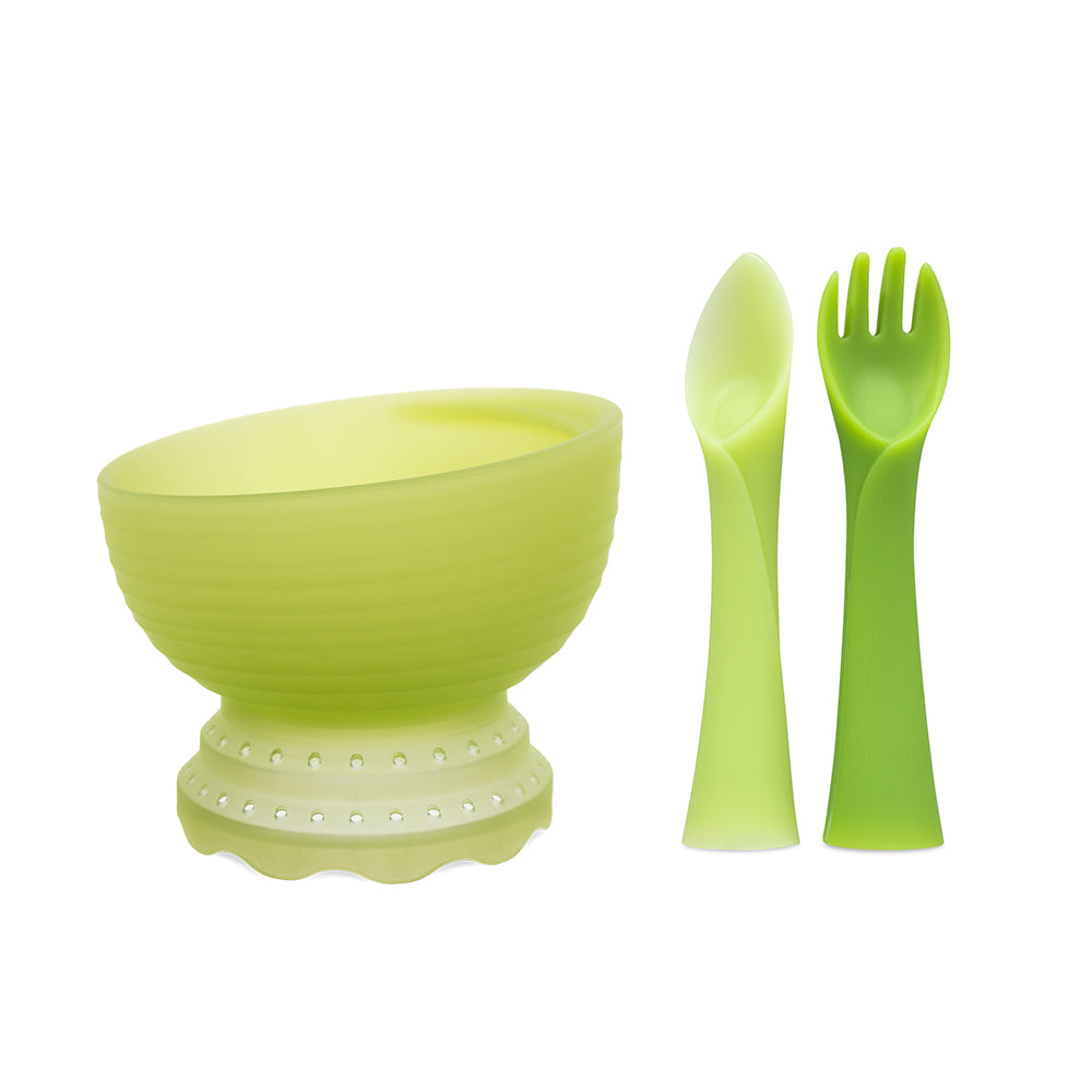 SteamBowl with Fork+Spoon Bundle - Olababy