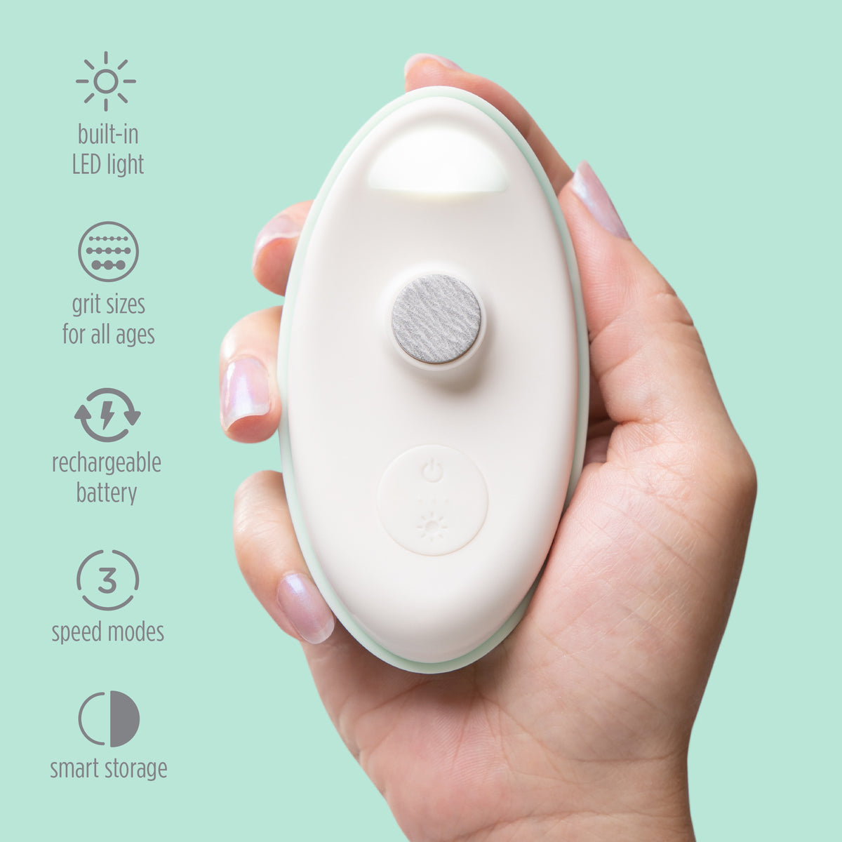 Rechargeable Electric Baby Nail Trimmer - Olababy